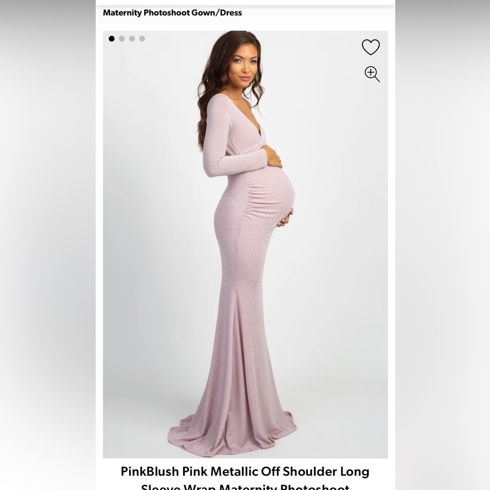 Pinkblush Maternity gown - size small